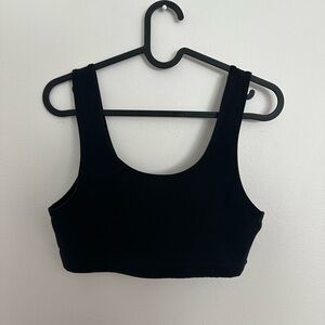 Running Bare Black Bra